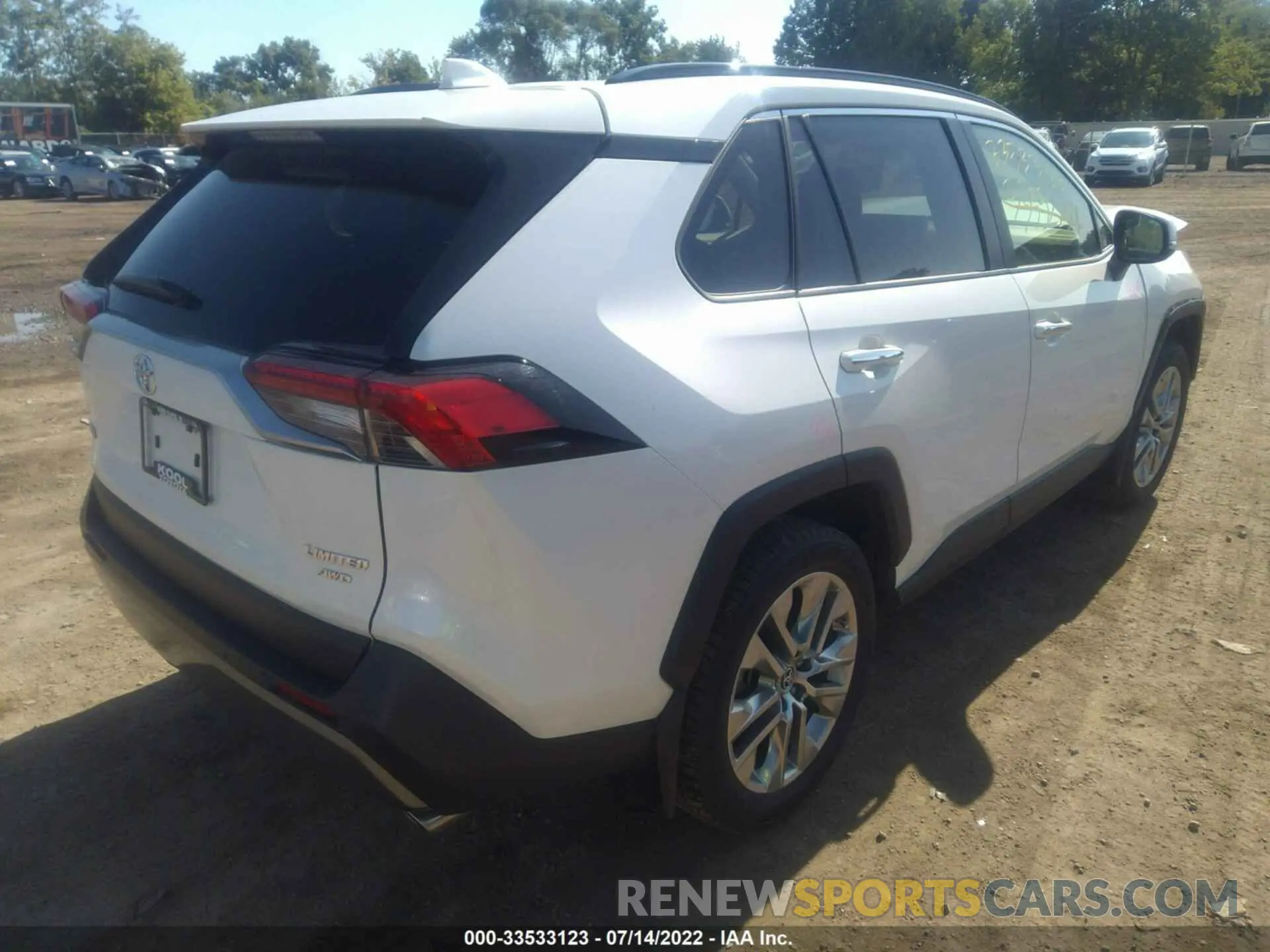4 fotografías del automóvil dañado JTMN1RFV6KD511167 TOYOTA RAV4 2019