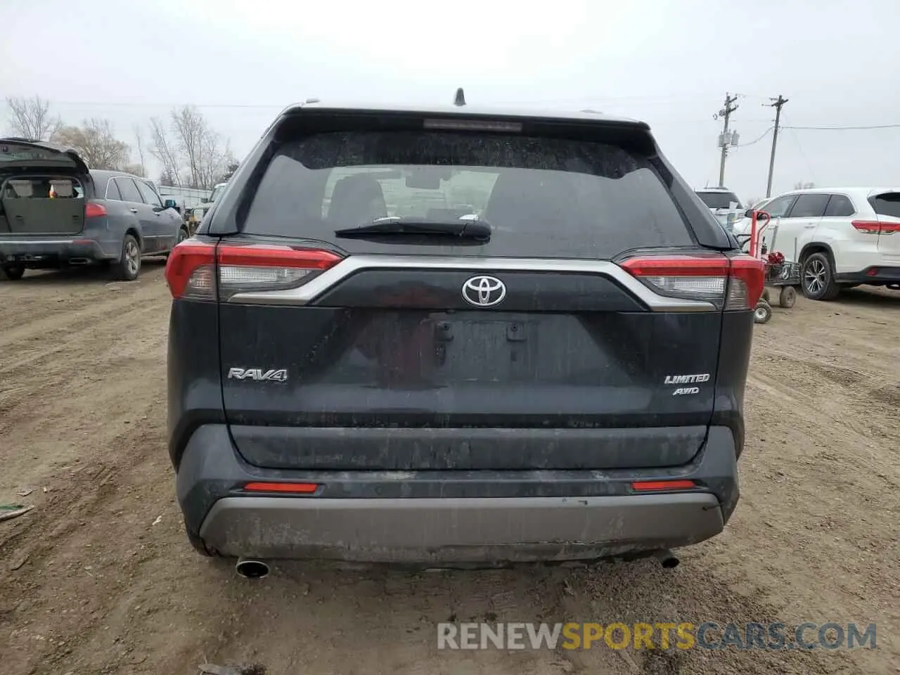 6 fotografías del automóvil dañado JTMN1RFV6KD521536 TOYOTA RAV4 2019