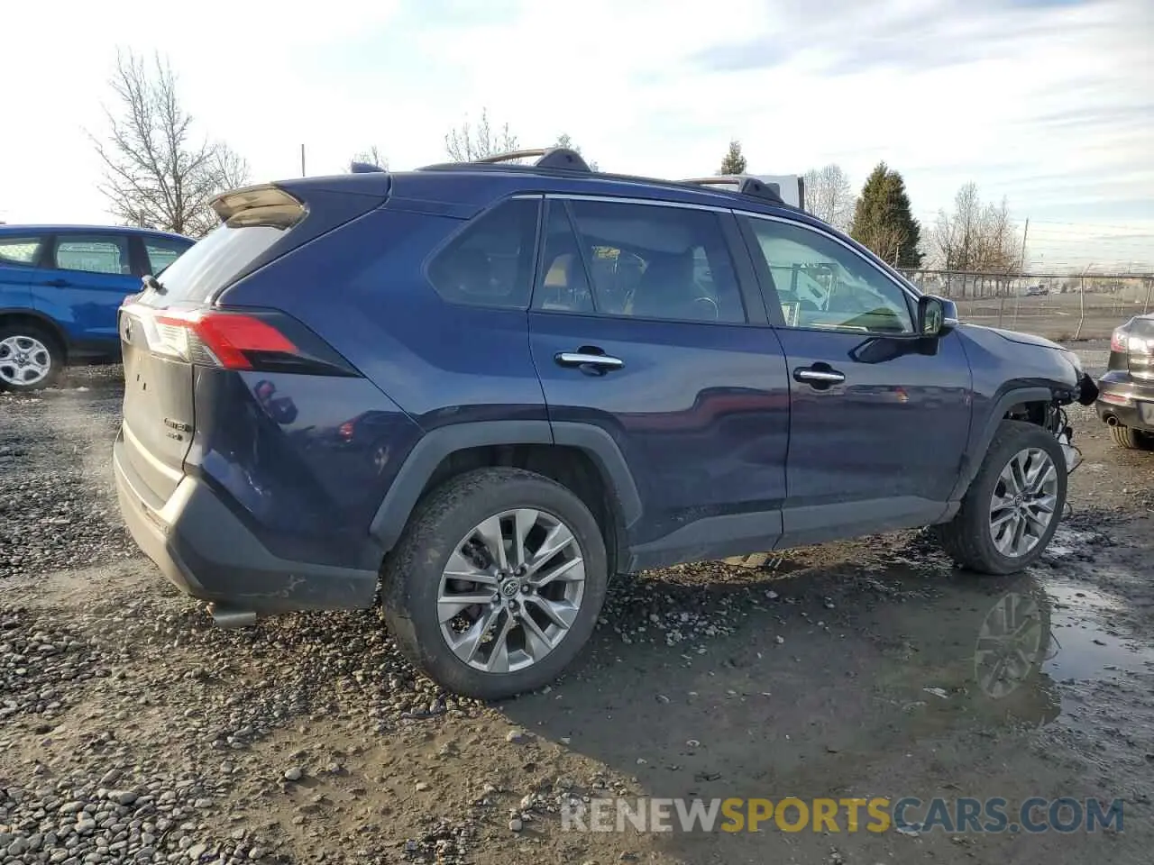 3 fotografías del automóvil dañado JTMN1RFV7KD011566 TOYOTA RAV4 2019