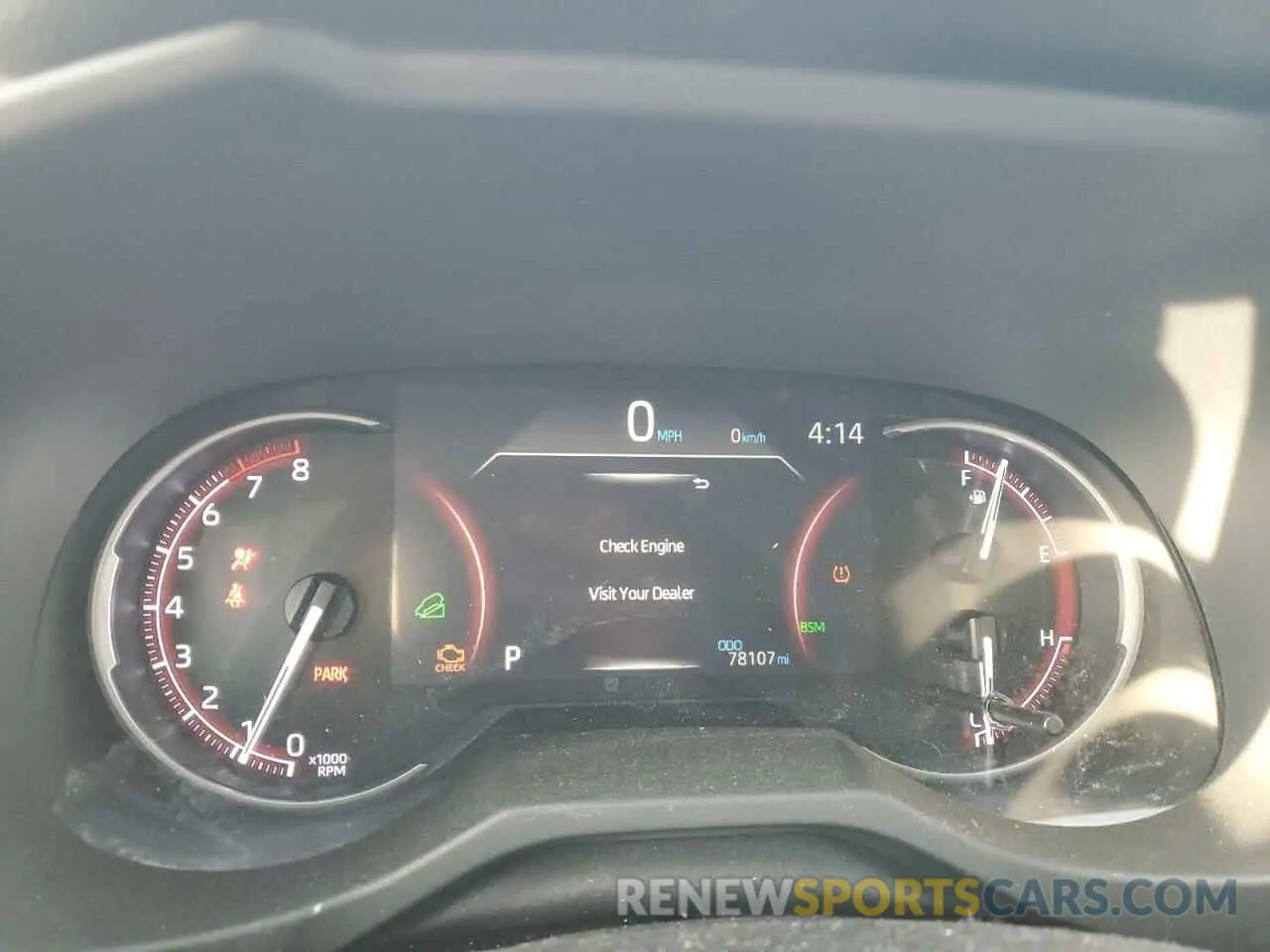 9 fotografías del automóvil dañado JTMN1RFV7KD011566 TOYOTA RAV4 2019