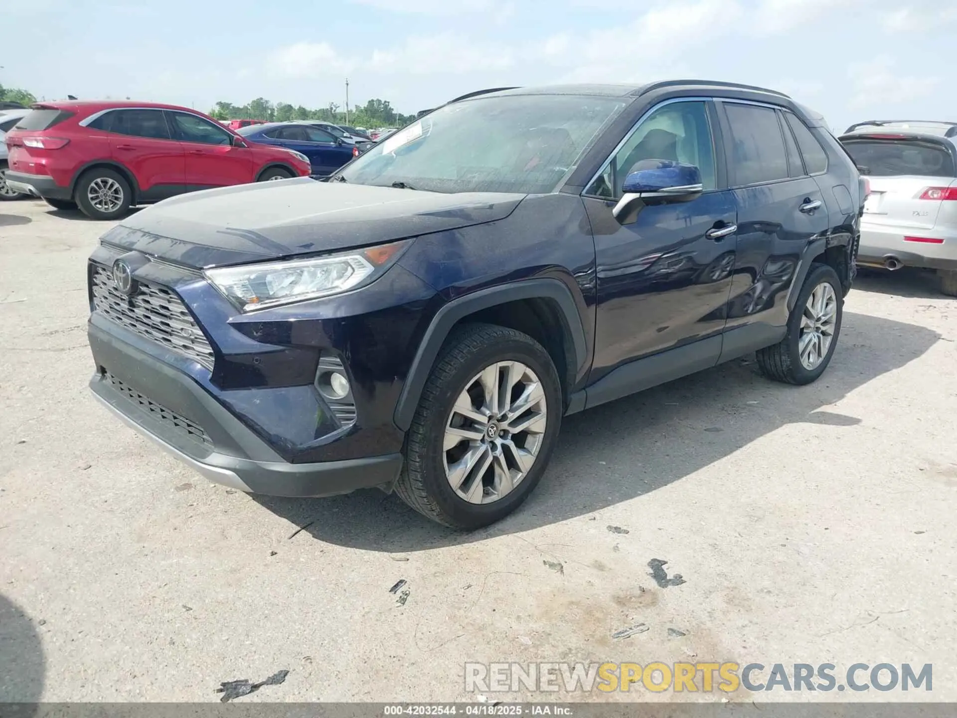 2 fotografías del automóvil dañado JTMN1RFV7KD523098 TOYOTA RAV4 2019