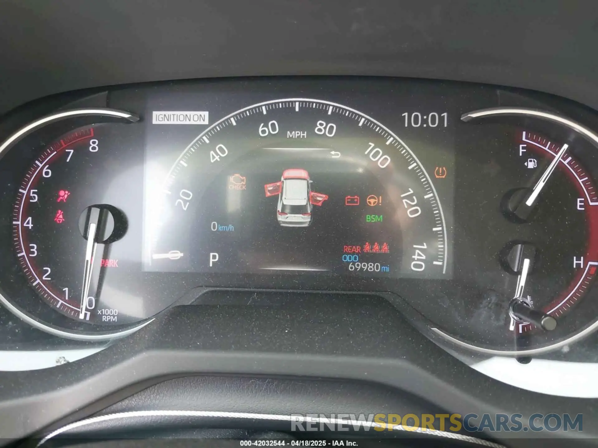 7 fotografías del automóvil dañado JTMN1RFV7KD523098 TOYOTA RAV4 2019