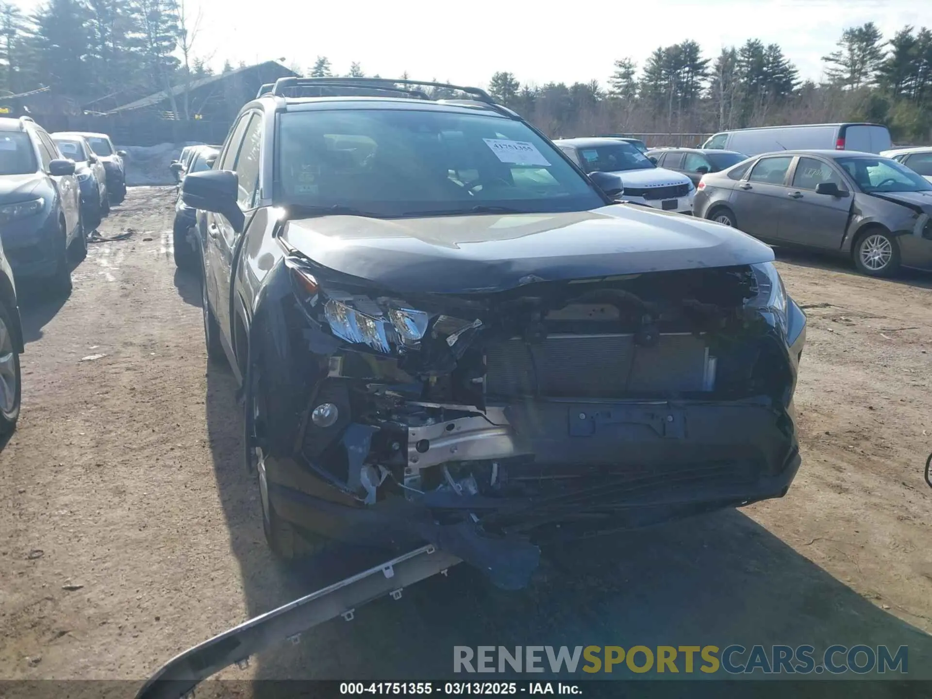 12 fotografías del automóvil dañado JTMN1RFV8KD033205 TOYOTA RAV4 2019