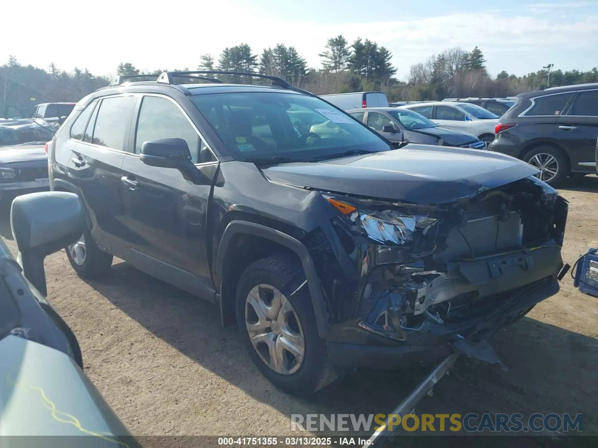 13 fotografías del automóvil dañado JTMN1RFV8KD033205 TOYOTA RAV4 2019