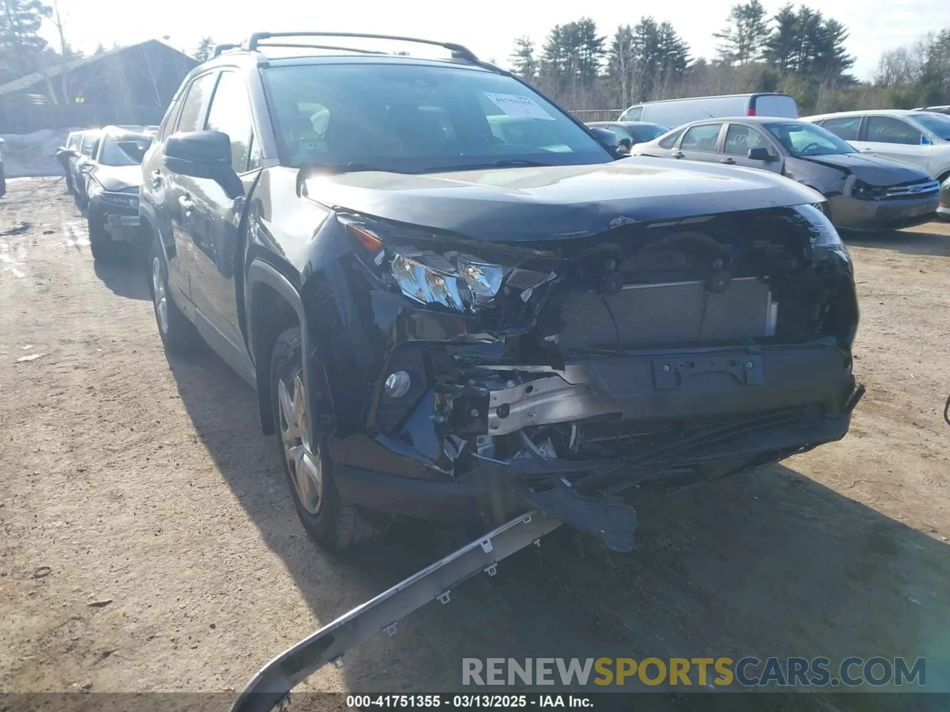 6 fotografías del automóvil dañado JTMN1RFV8KD033205 TOYOTA RAV4 2019