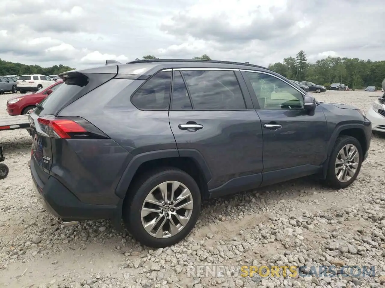 3 fotografías del automóvil dañado JTMN1RFV8KD040008 TOYOTA RAV4 2019