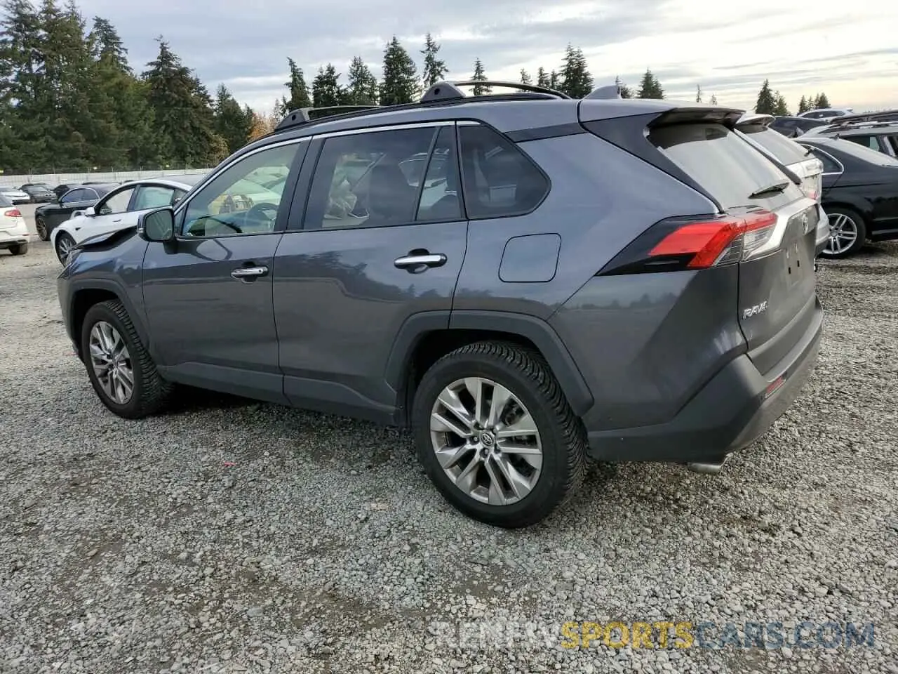 2 fotografías del automóvil dañado JTMN1RFV8KD521943 TOYOTA RAV4 2019