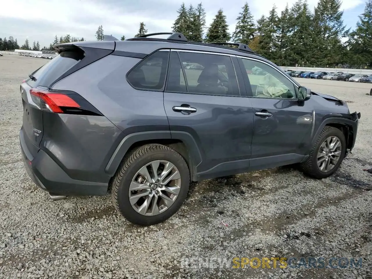 3 fotografías del automóvil dañado JTMN1RFV8KD521943 TOYOTA RAV4 2019