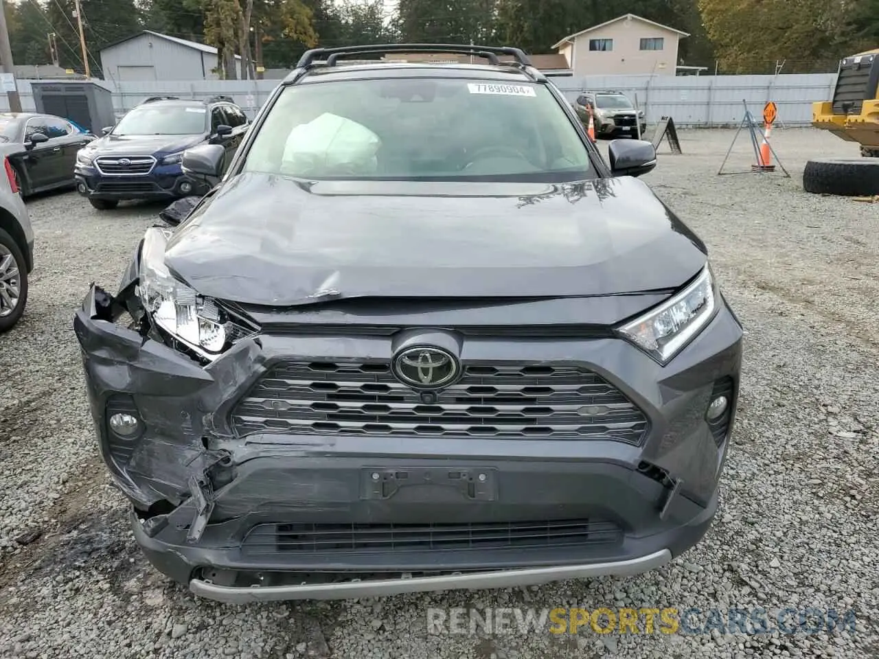 5 fotografías del automóvil dañado JTMN1RFV8KD521943 TOYOTA RAV4 2019