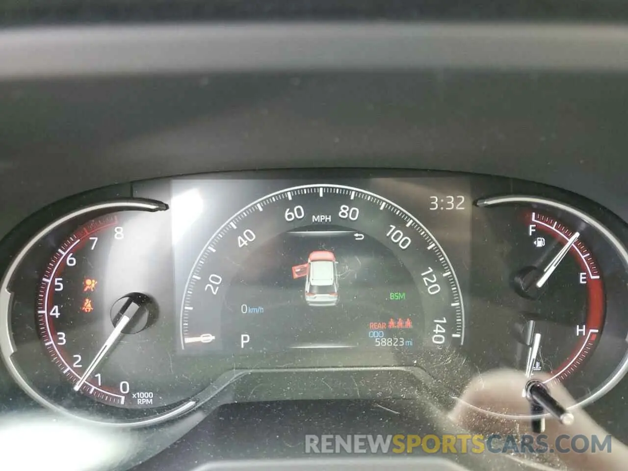 9 fotografías del automóvil dañado JTMN1RFV8KD521943 TOYOTA RAV4 2019
