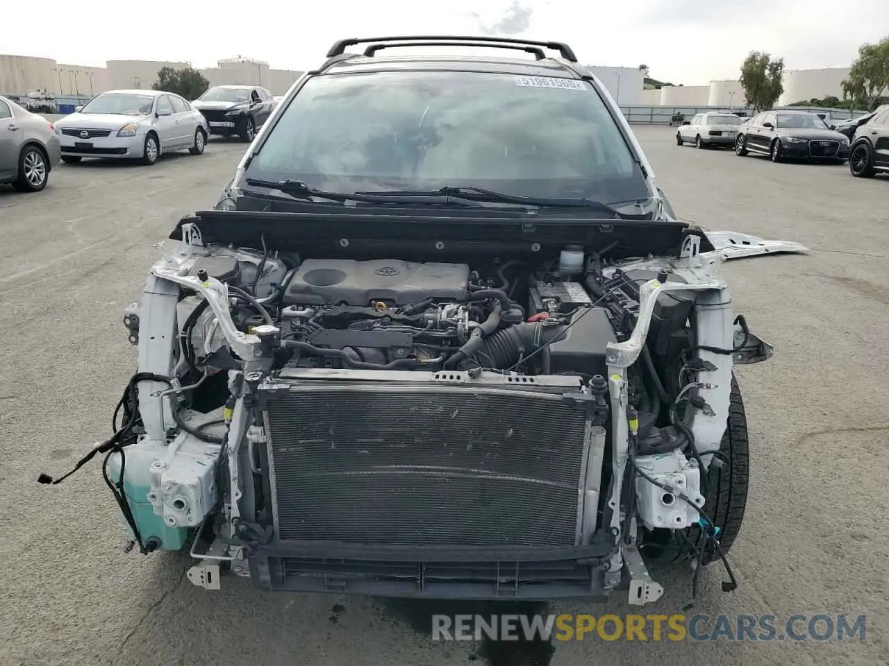 5 fotografías del automóvil dañado JTMN1RFV8KD523806 TOYOTA RAV4 2019