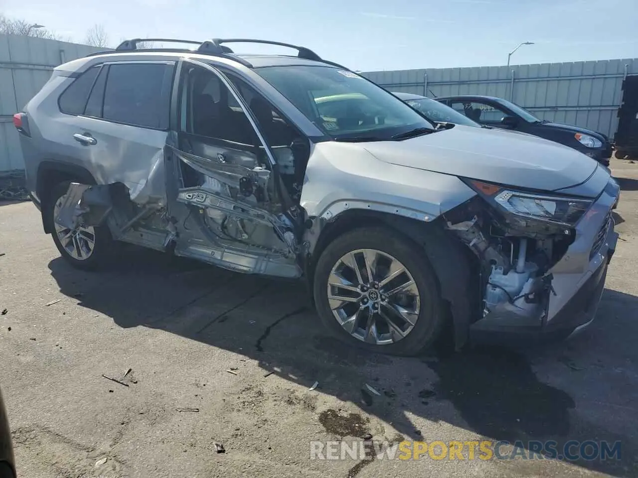 4 fotografías del automóvil dañado JTMN1RFV9KD520204 TOYOTA RAV4 2019