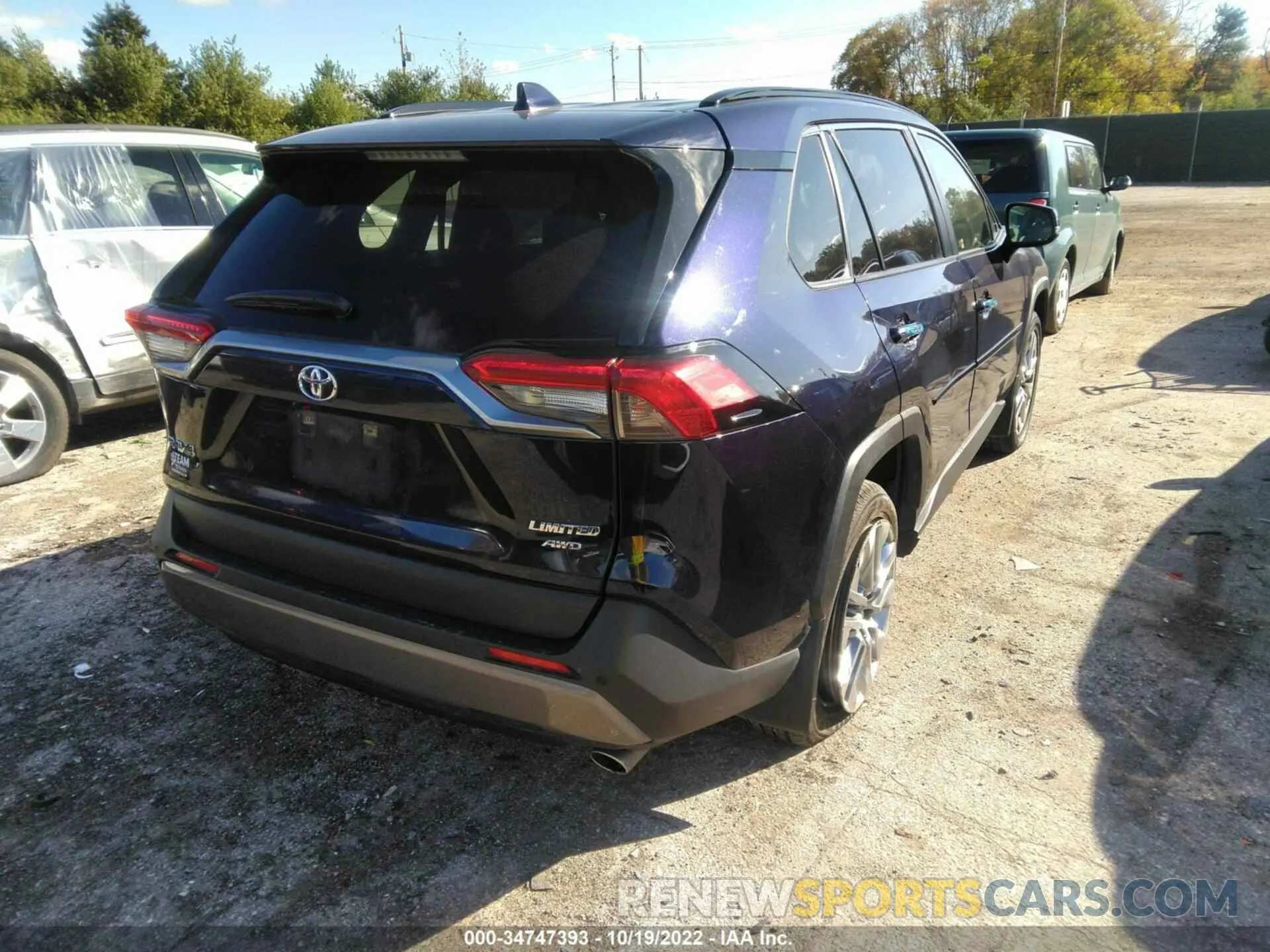 4 fotografías del automóvil dañado JTMN1RFVXKD514671 TOYOTA RAV4 2019