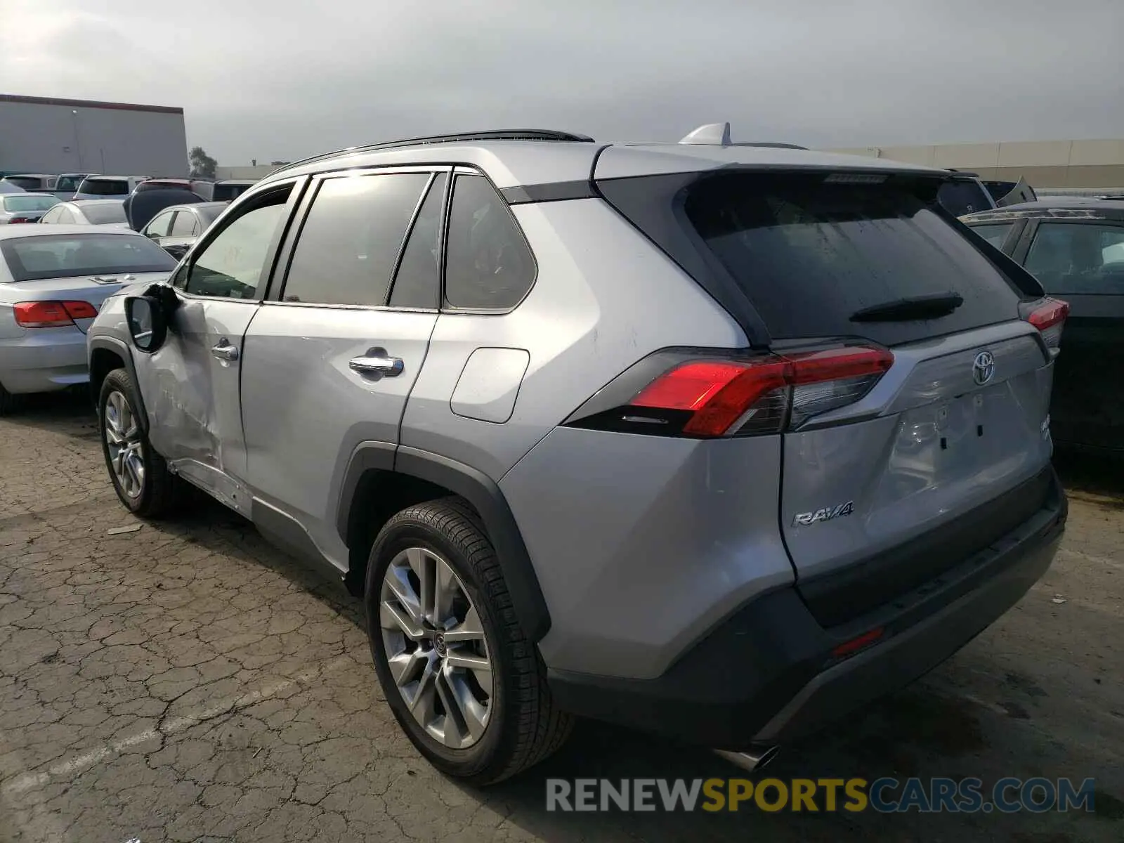 3 fotografías del automóvil dañado JTMN1RFVXKD521149 TOYOTA RAV4 2019