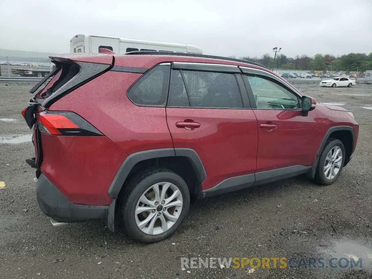 3 fotografías del automóvil dañado JTMP1RFV0KD021963 TOYOTA RAV4 2019
