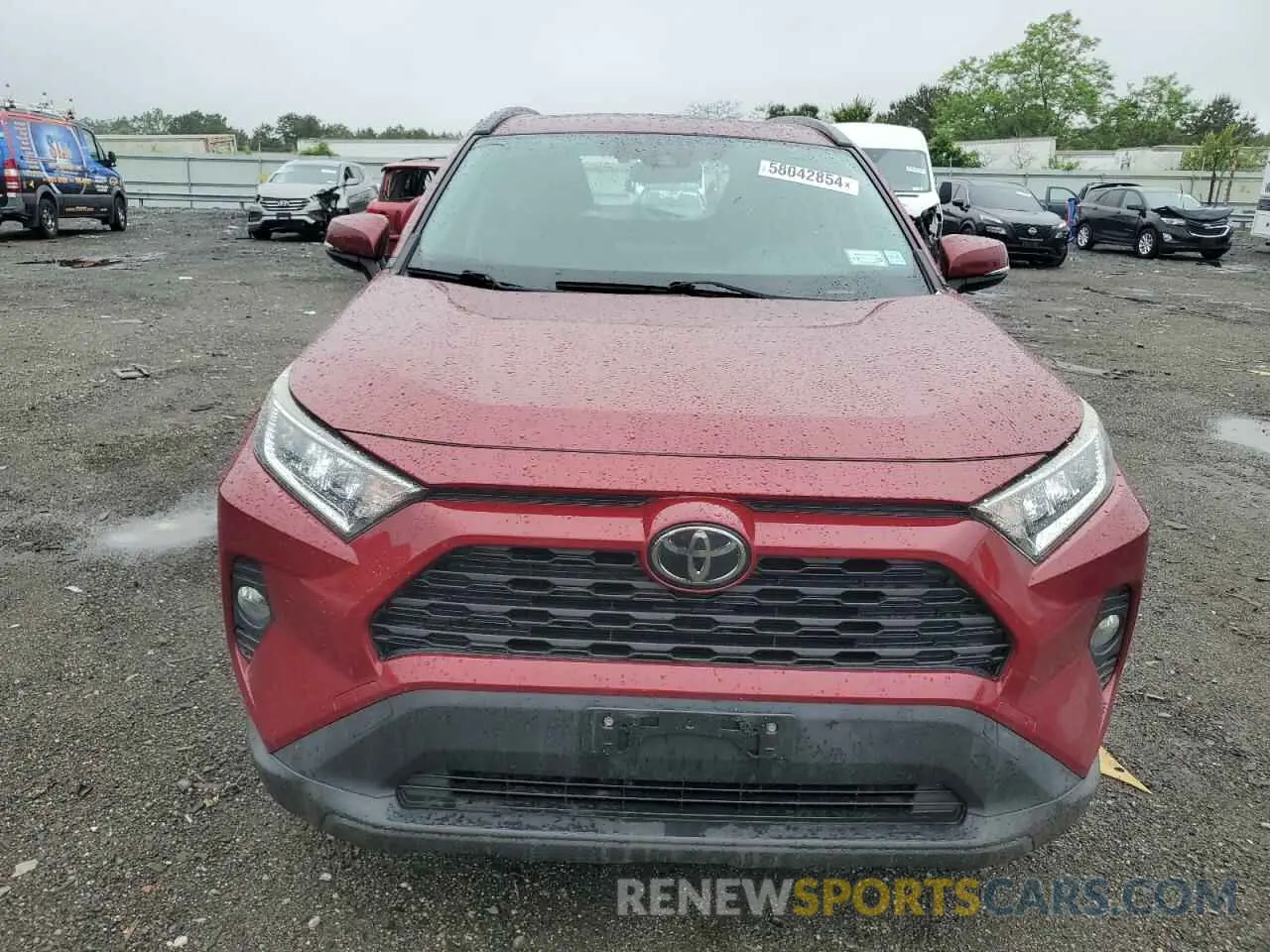 5 fotografías del automóvil dañado JTMP1RFV0KD021963 TOYOTA RAV4 2019