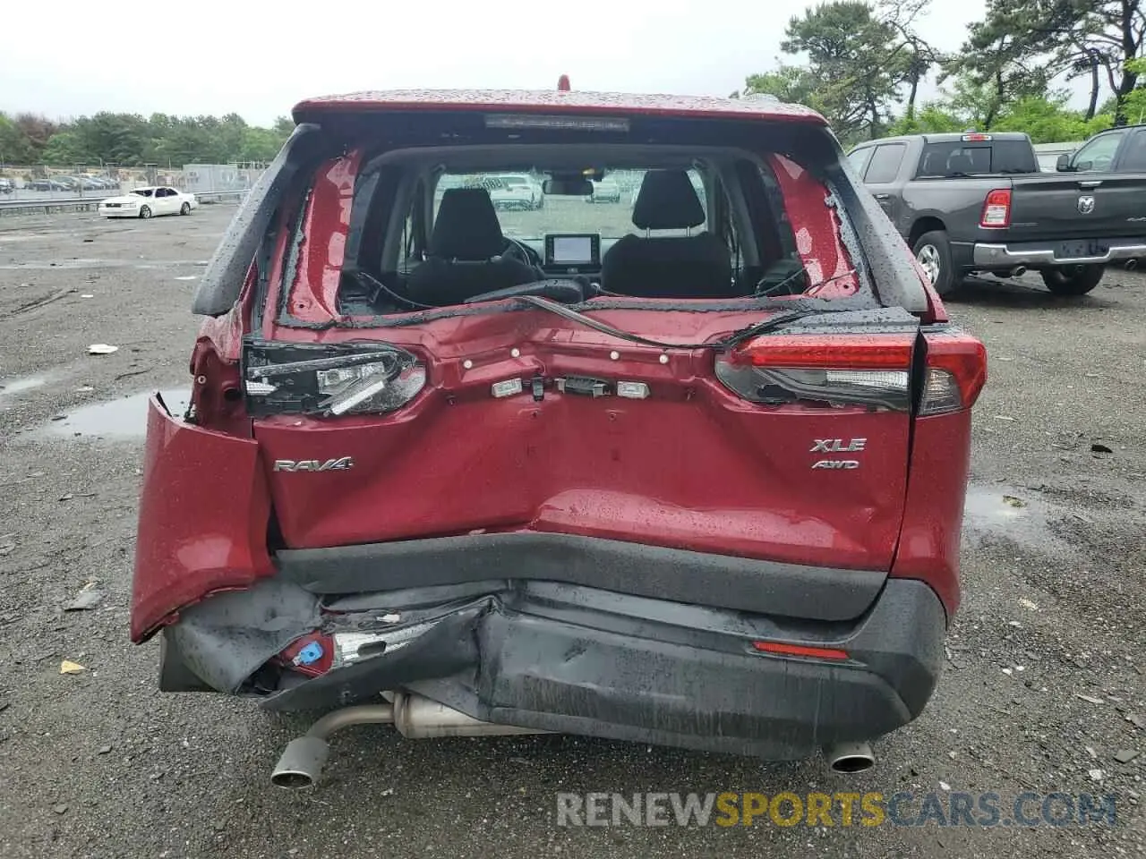 6 fotografías del automóvil dañado JTMP1RFV0KD021963 TOYOTA RAV4 2019