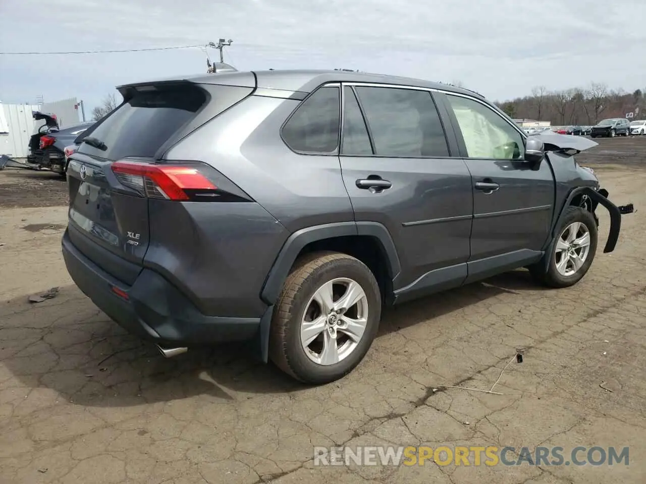 3 fotografías del automóvil dañado JTMP1RFV1KD008624 TOYOTA RAV4 2019