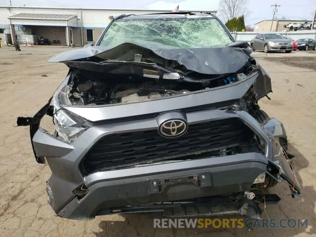 5 fotografías del automóvil dañado JTMP1RFV1KD008624 TOYOTA RAV4 2019