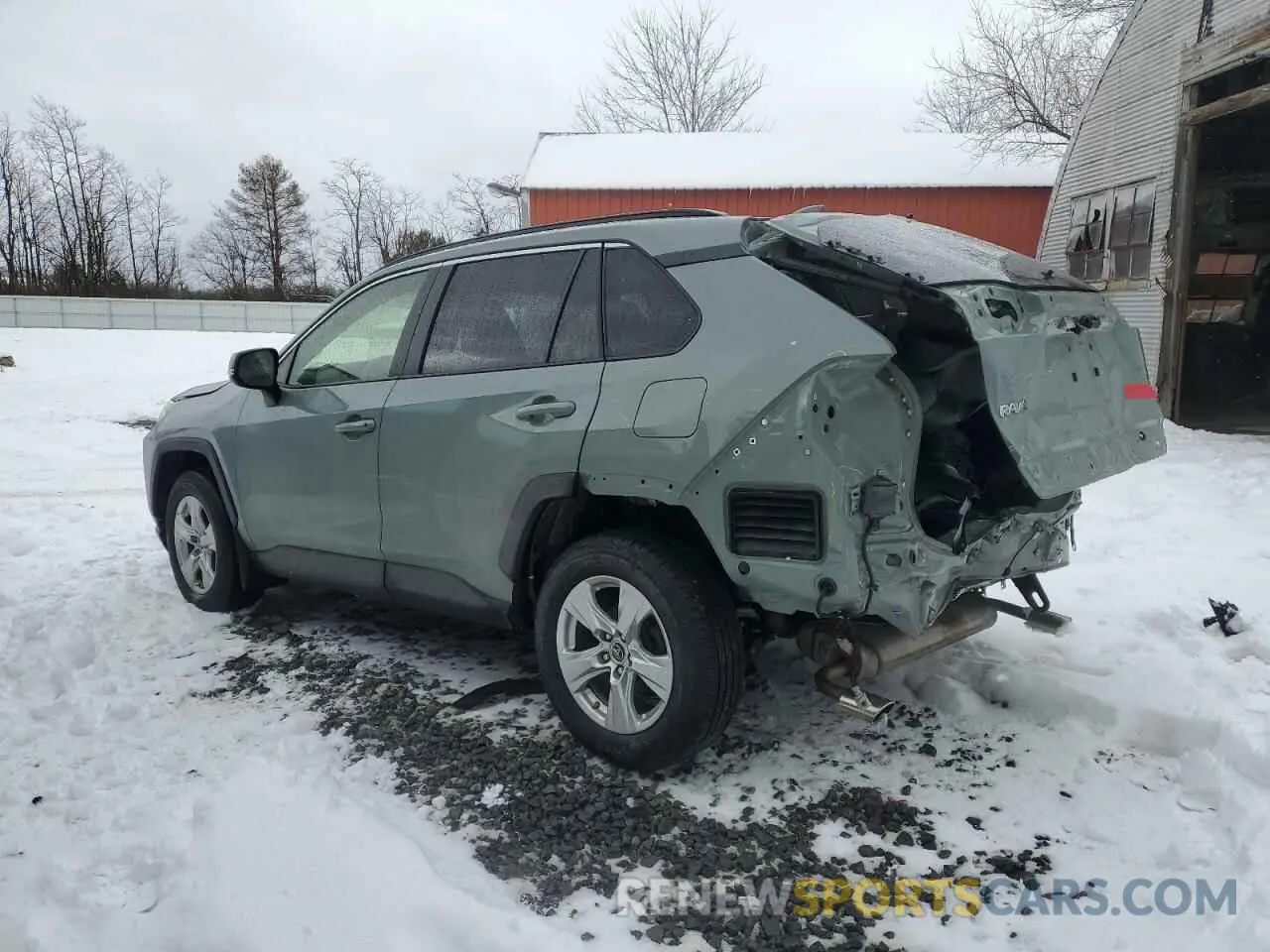 2 fotografías del automóvil dañado JTMP1RFV1KD038030 TOYOTA RAV4 2019