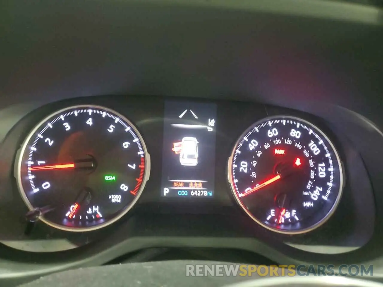 9 fotografías del automóvil dañado JTMP1RFV1KD038030 TOYOTA RAV4 2019