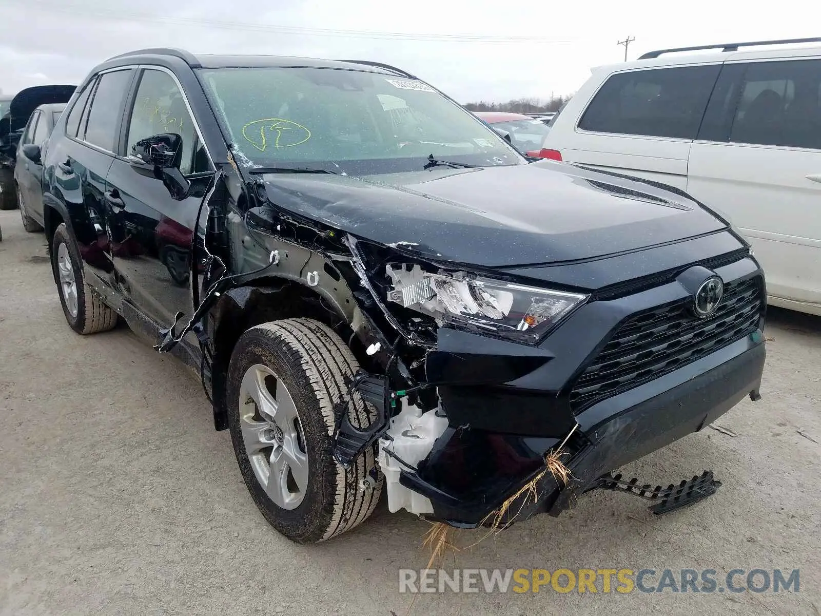1 fotografías del automóvil dañado JTMP1RFV2KD018398 TOYOTA RAV4 2019