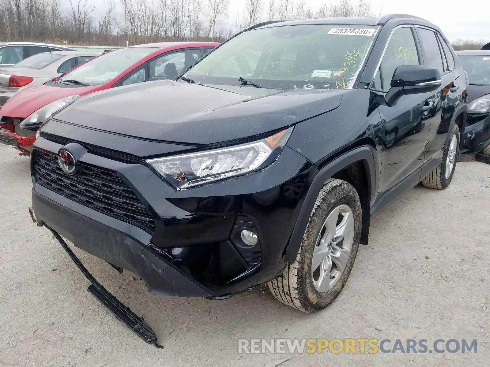 2 fotografías del automóvil dañado JTMP1RFV2KD018398 TOYOTA RAV4 2019