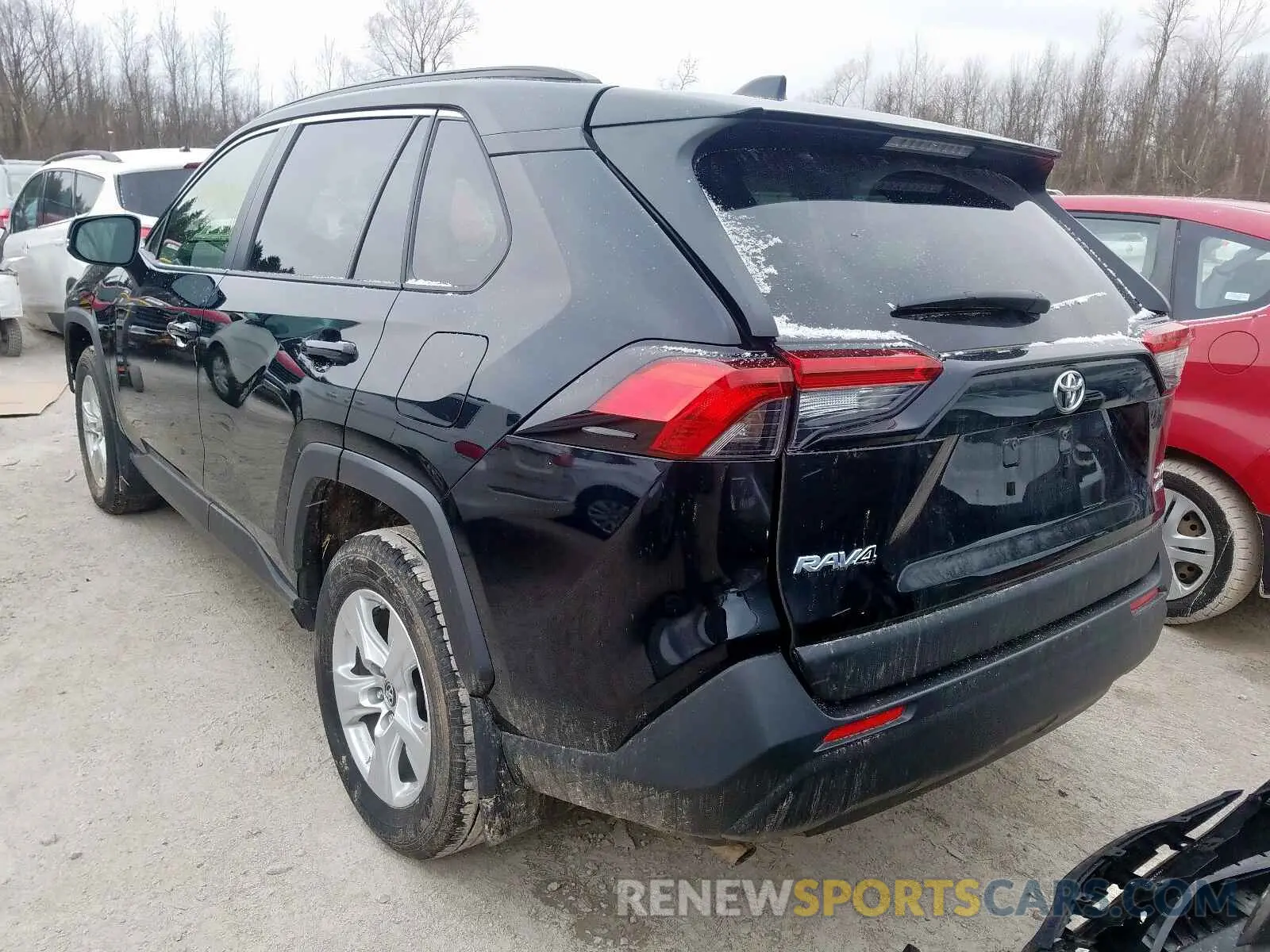 3 fotografías del automóvil dañado JTMP1RFV2KD018398 TOYOTA RAV4 2019