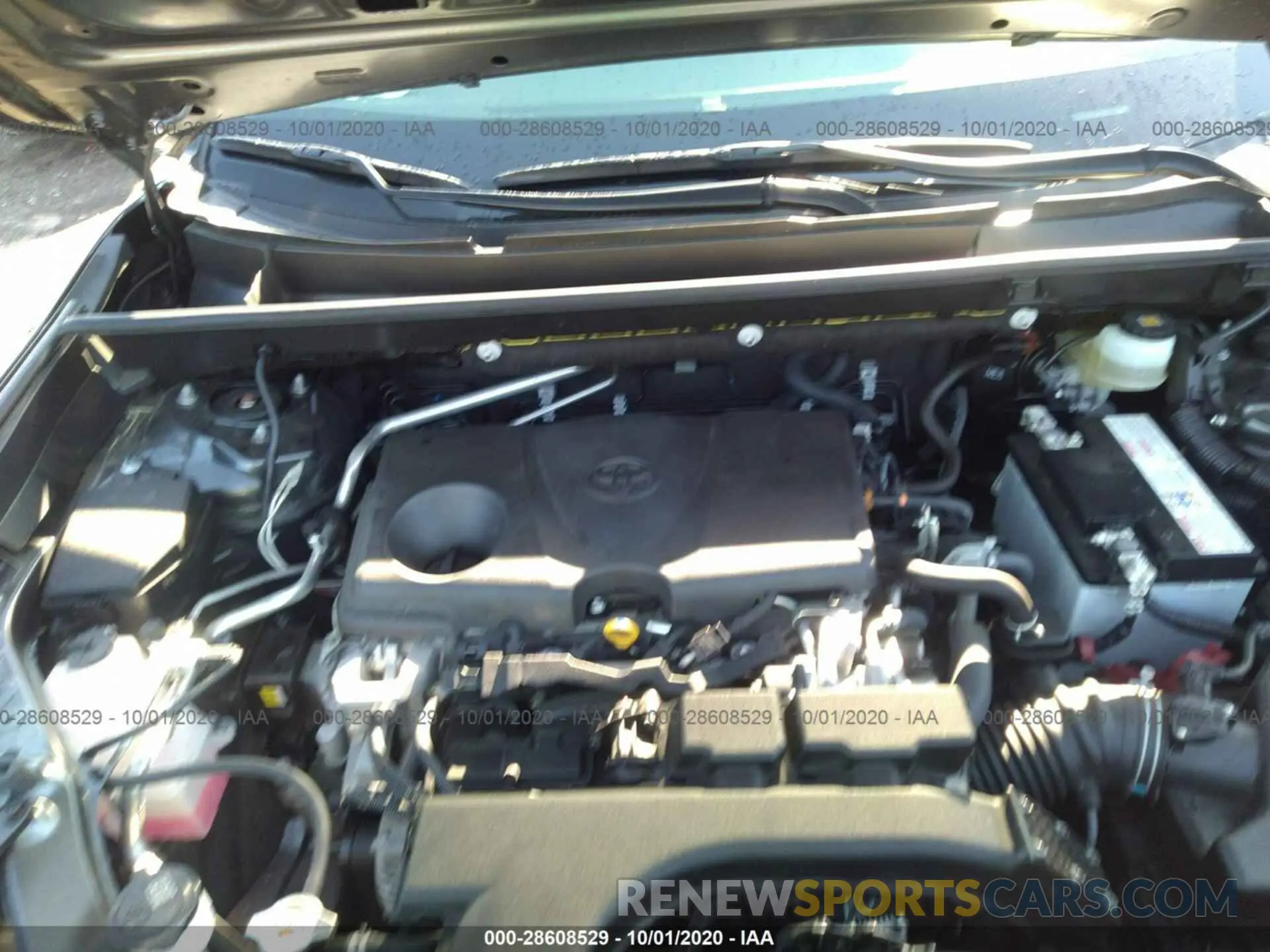 10 fotografías del automóvil dañado JTMP1RFV2KD022712 TOYOTA RAV4 2019