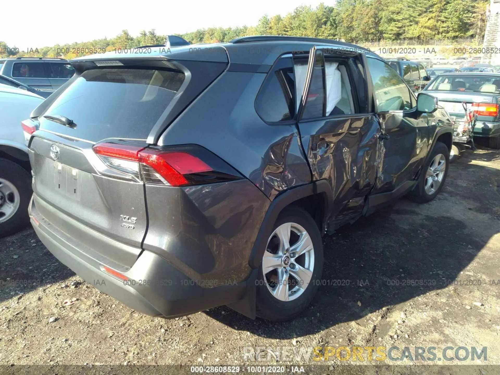 4 fotografías del automóvil dañado JTMP1RFV2KD022712 TOYOTA RAV4 2019
