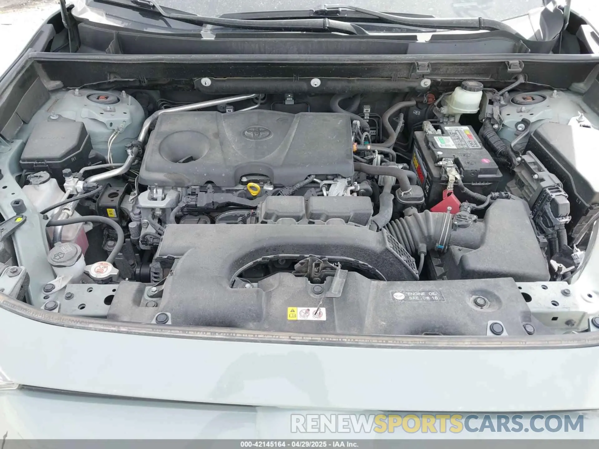10 fotografías del automóvil dañado JTMP1RFV2KD042717 TOYOTA RAV4 2019