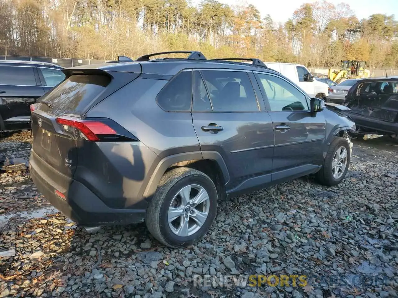 3 fotografías del automóvil dañado JTMP1RFV2KD511580 TOYOTA RAV4 2019