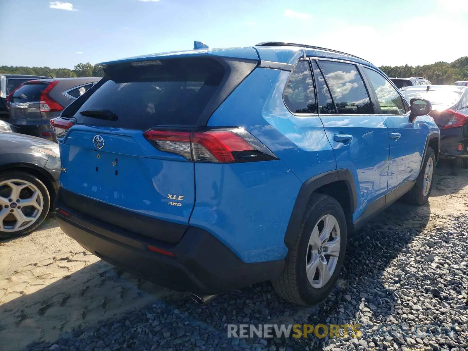 4 fotografías del automóvil dañado JTMP1RFV3KD022945 TOYOTA RAV4 2019