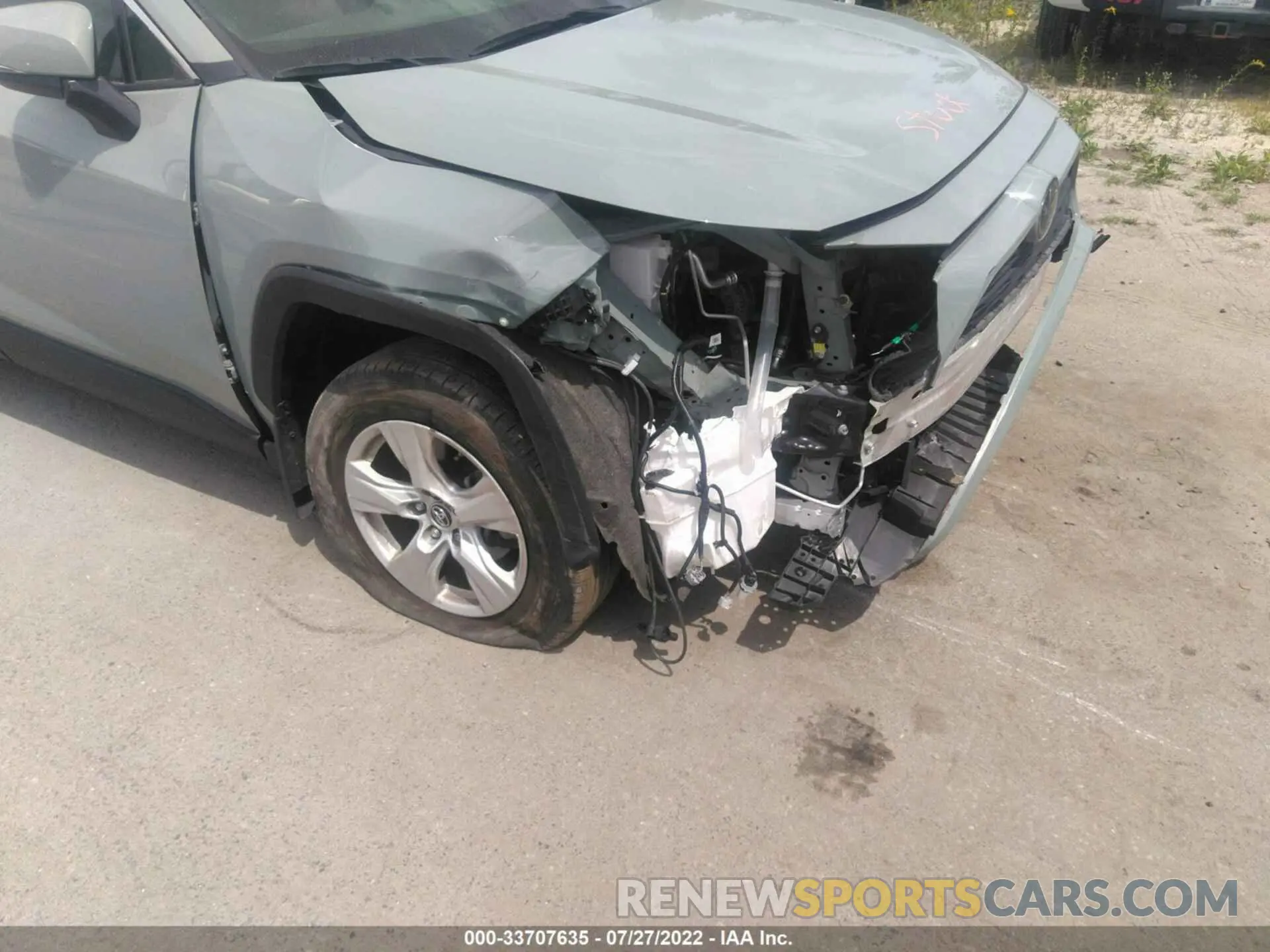 6 fotografías del automóvil dañado JTMP1RFV3KD027918 TOYOTA RAV4 2019