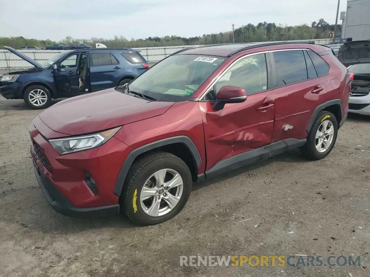 1 fotografías del automóvil dañado JTMP1RFV3KD034965 TOYOTA RAV4 2019