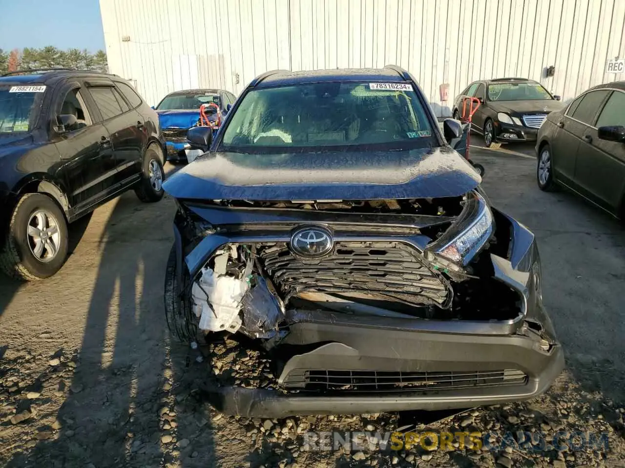 5 fotografías del automóvil dañado JTMP1RFV3KD035114 TOYOTA RAV4 2019