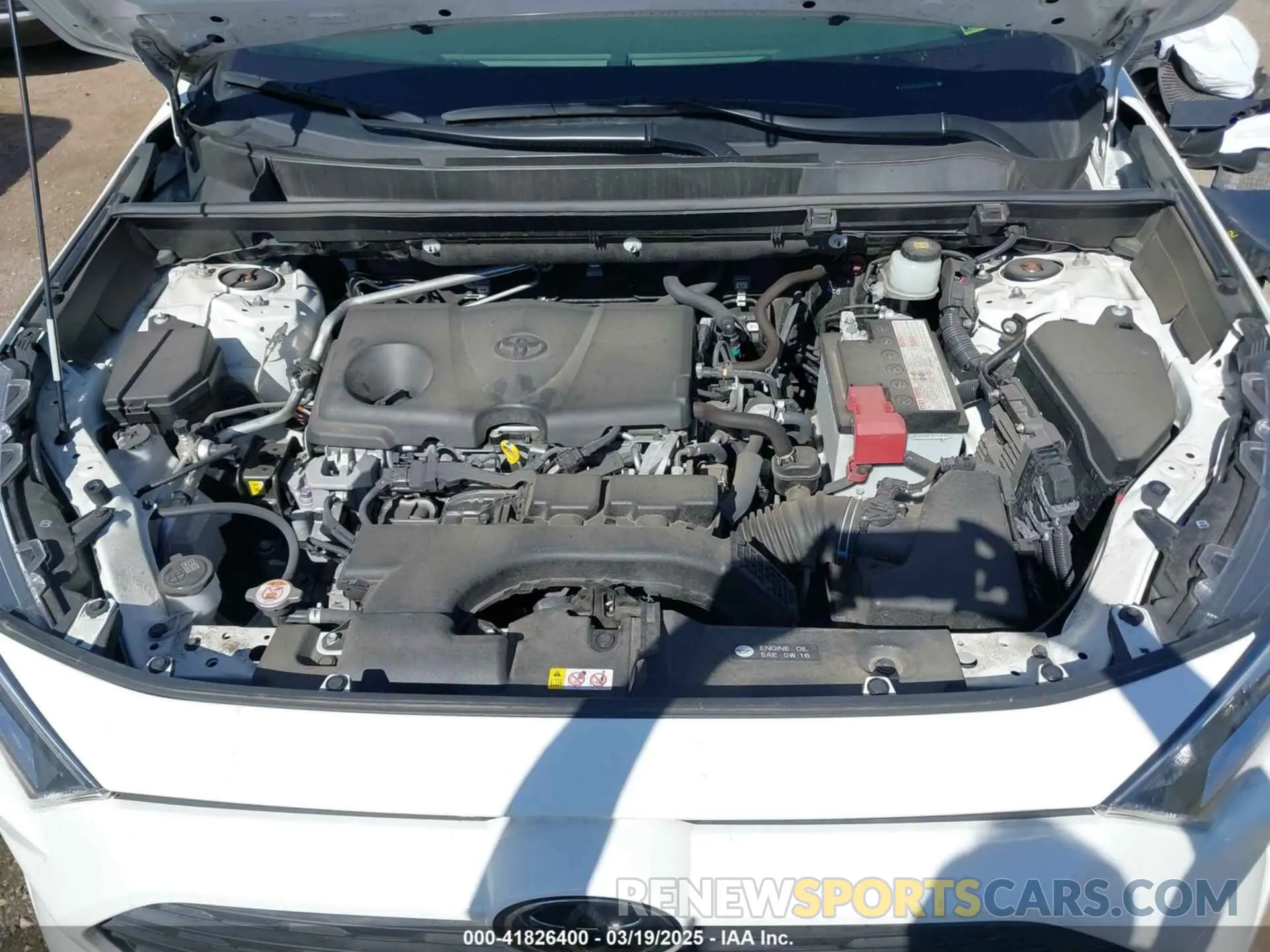 10 fotografías del automóvil dañado JTMP1RFV3KD503617 TOYOTA RAV4 2019