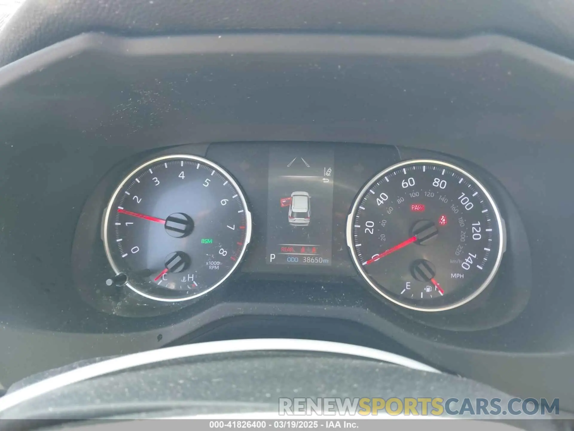 7 fotografías del automóvil dañado JTMP1RFV3KD503617 TOYOTA RAV4 2019