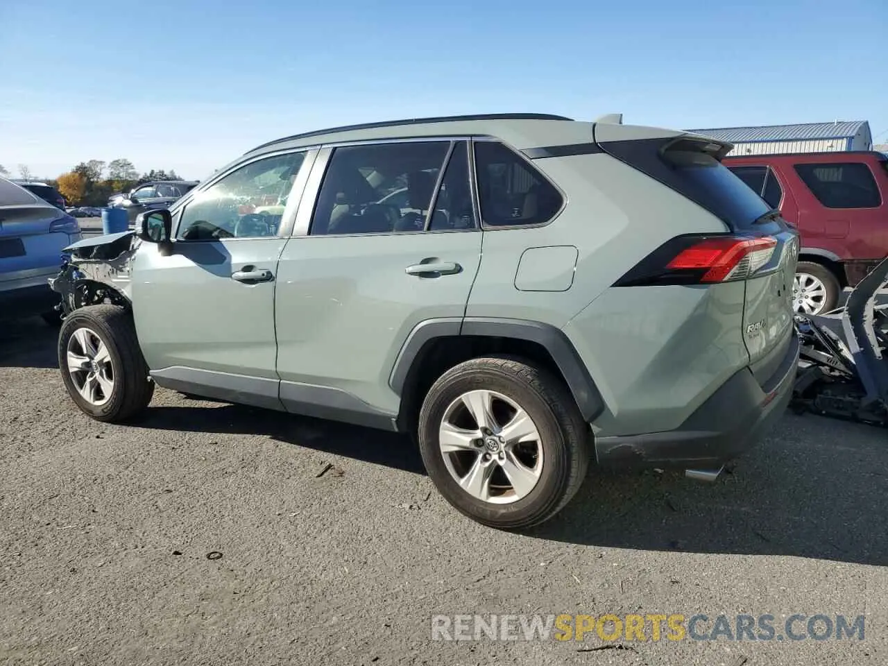 2 fotografías del automóvil dañado JTMP1RFV3KD510020 TOYOTA RAV4 2019