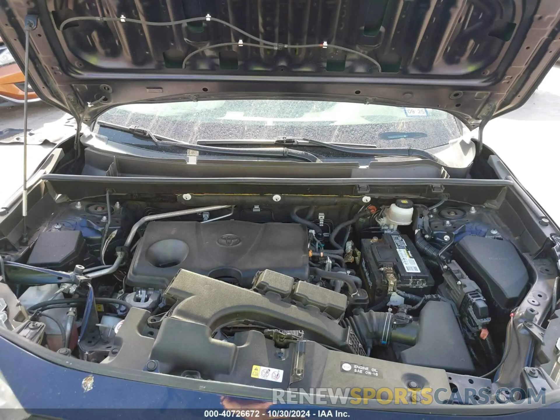 10 fotografías del automóvil dañado JTMP1RFV3KJ018430 TOYOTA RAV4 2019