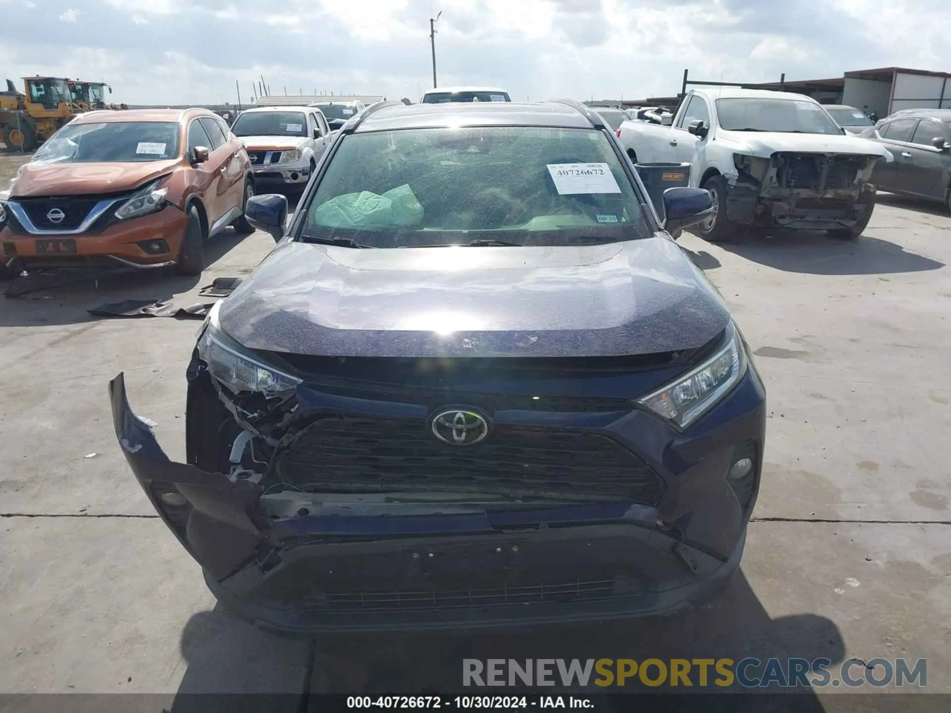 12 fotografías del automóvil dañado JTMP1RFV3KJ018430 TOYOTA RAV4 2019