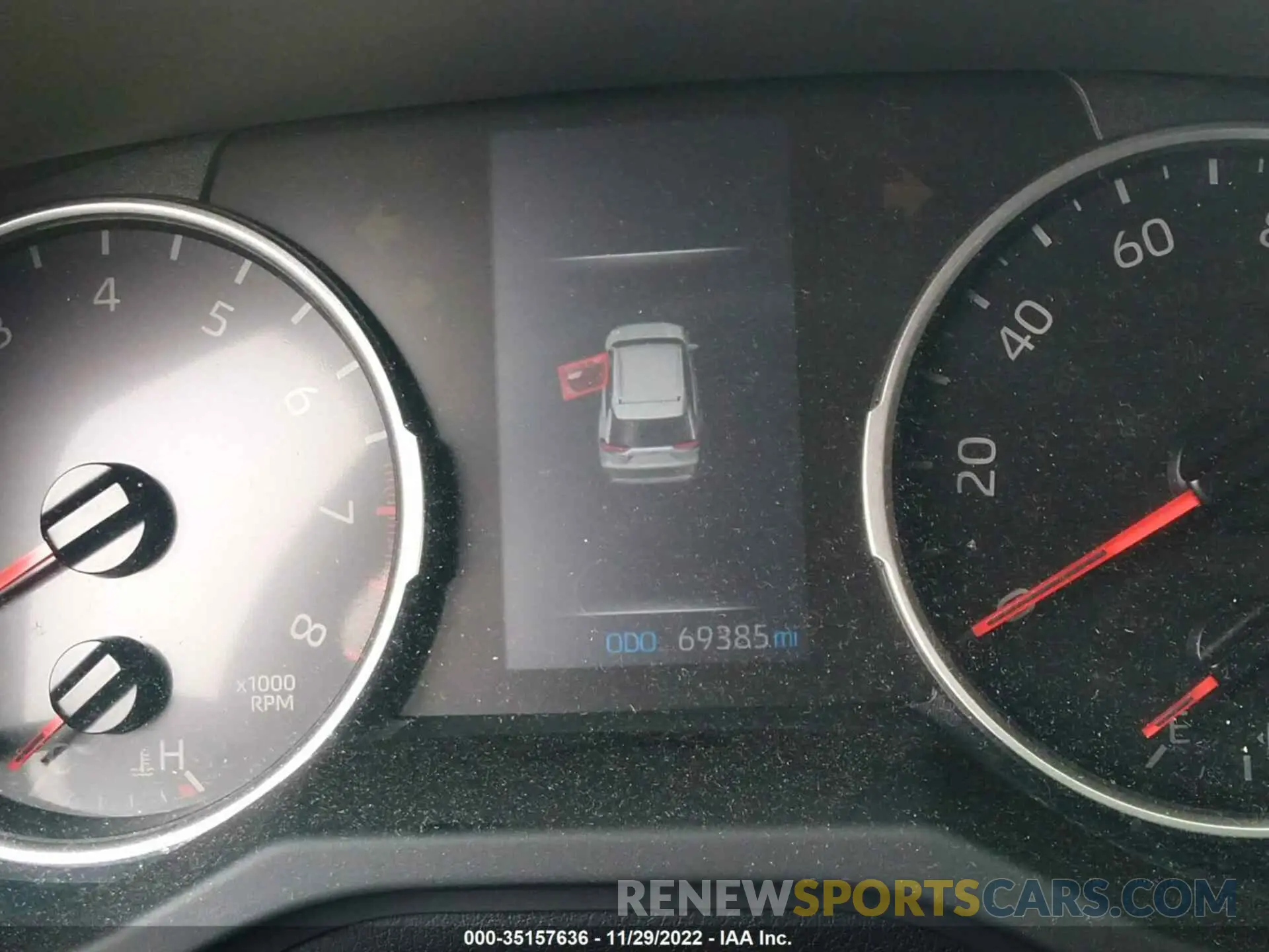 7 fotografías del automóvil dañado JTMP1RFV4KD008469 TOYOTA RAV4 2019