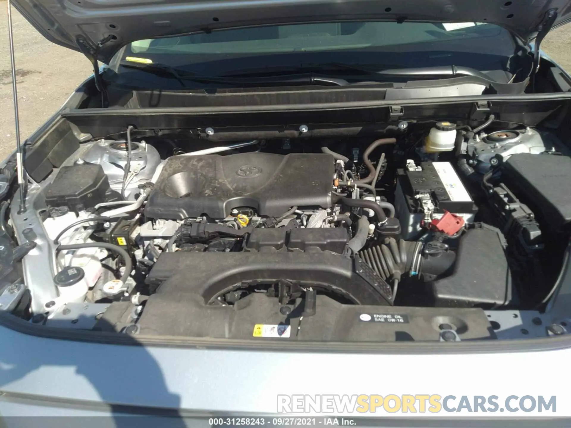 10 fotografías del automóvil dañado JTMP1RFV4KD020718 TOYOTA RAV4 2019