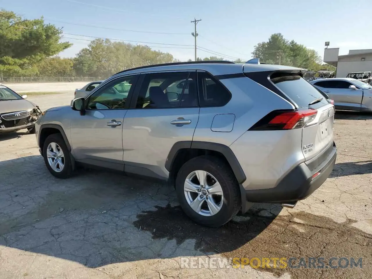 2 fotografías del automóvil dañado JTMP1RFV4KD025644 TOYOTA RAV4 2019