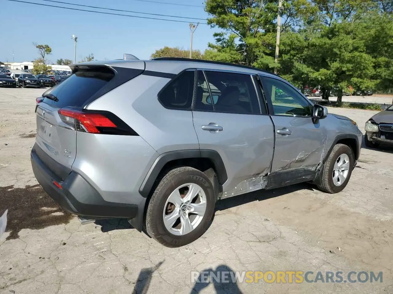 3 fotografías del automóvil dañado JTMP1RFV4KD025644 TOYOTA RAV4 2019