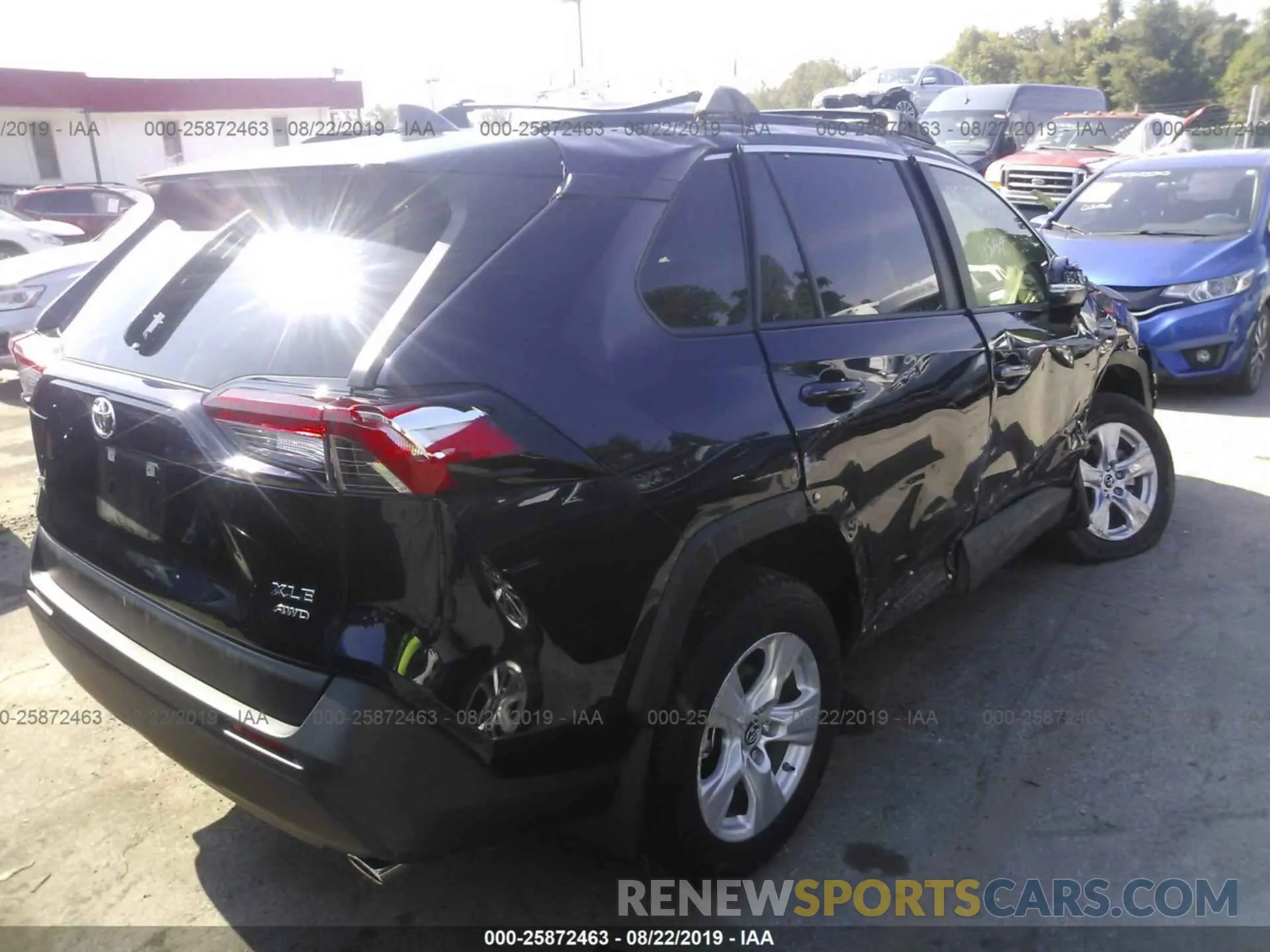 4 fotografías del automóvil dañado JTMP1RFV4KD502783 TOYOTA RAV4 2019