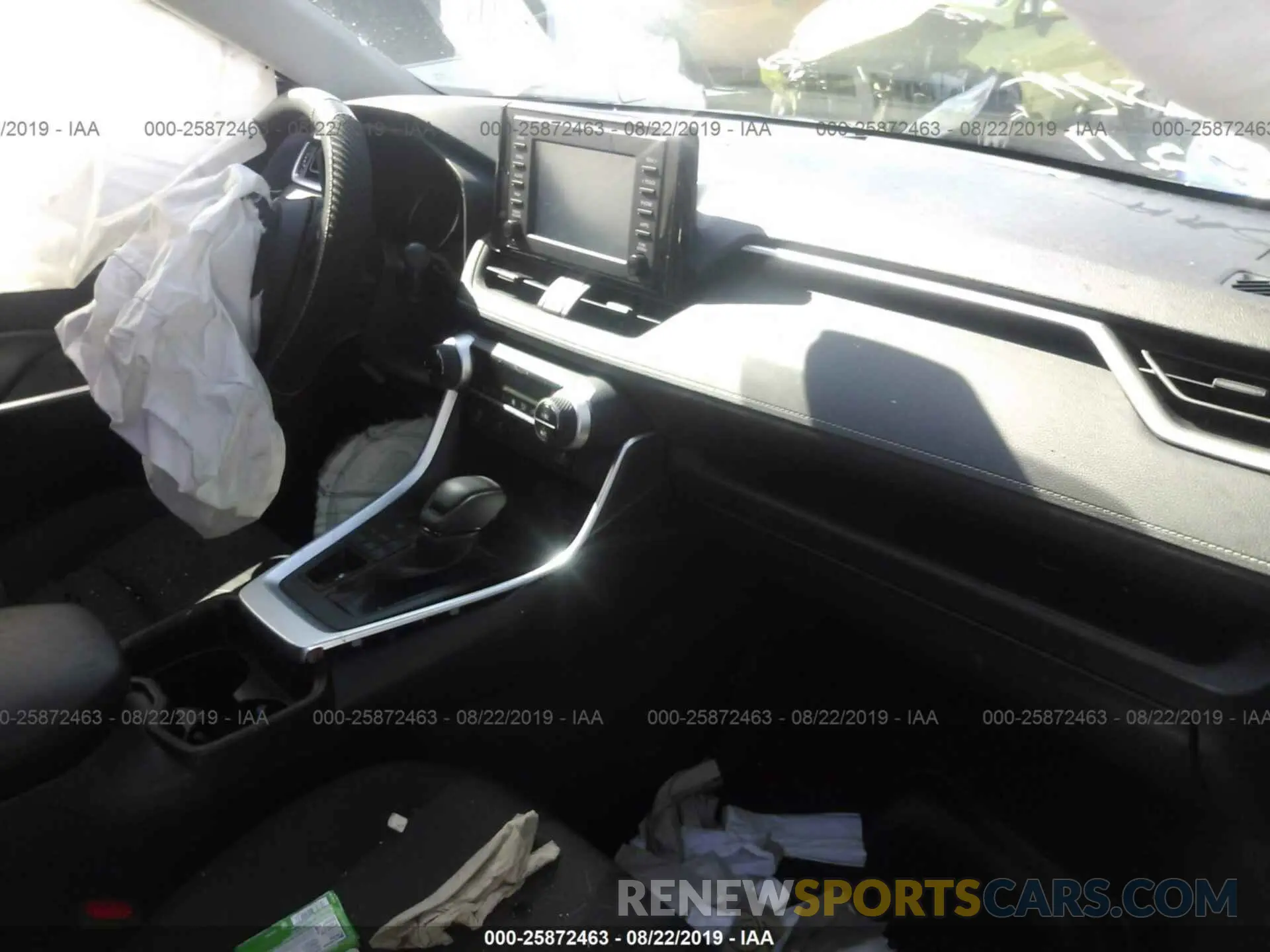 5 fotografías del automóvil dañado JTMP1RFV4KD502783 TOYOTA RAV4 2019