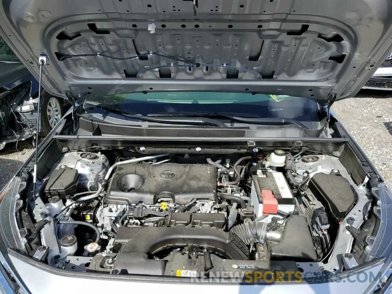 7 fotografías del automóvil dañado JTMP1RFV4KJ017707 TOYOTA RAV4 2019