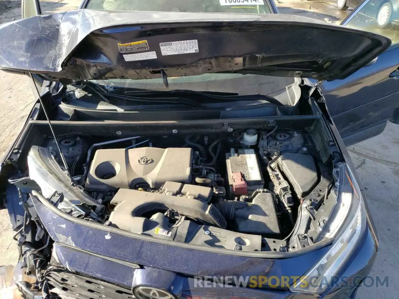 12 fotografías del automóvil dañado JTMP1RFV5KD021909 TOYOTA RAV4 2019