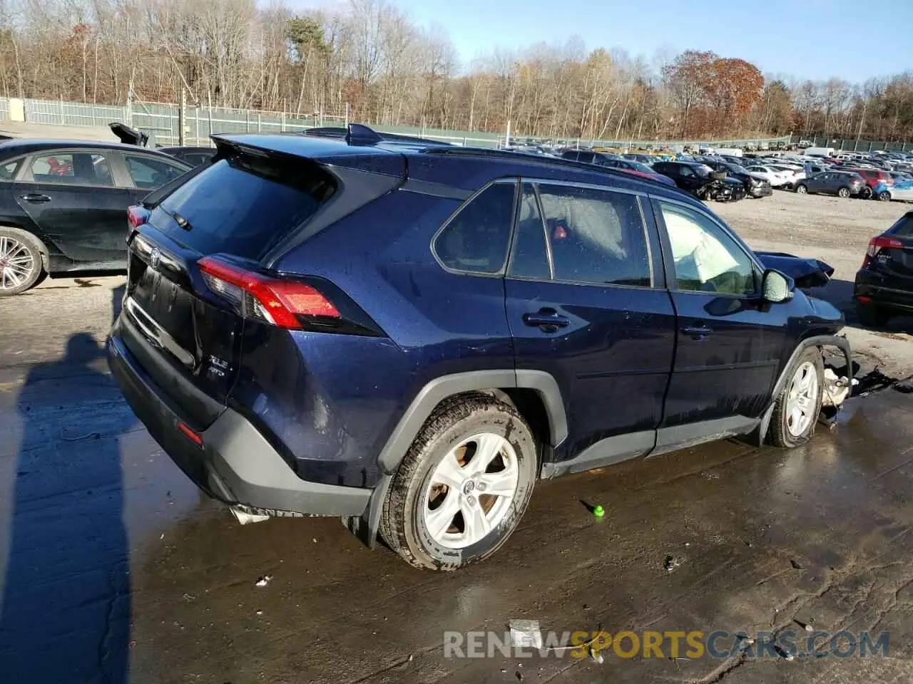 3 fotografías del automóvil dañado JTMP1RFV5KD021909 TOYOTA RAV4 2019